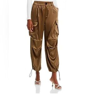 FORE NWOT Women’s L Satin Jogger Cargo Pants